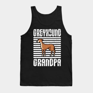 Greyhound Grandpa Proud Dogs Tank Top